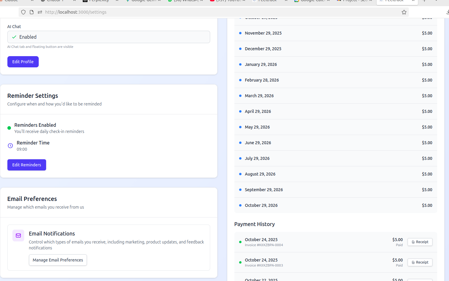 Smart Email System - Daily reminders and notifications